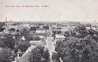 Bird's-eye View of Jefferson, Wis.